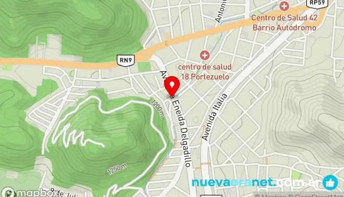 mapa de Choffi Panaderia Panadería en Salta