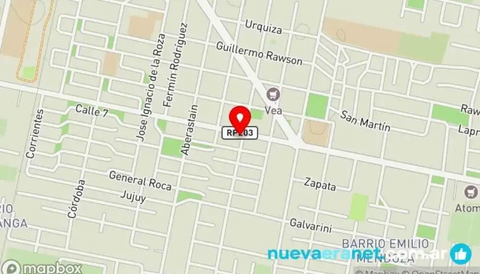mapa de Cholo Panadería y Repostería Panadería en Caucete