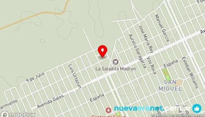 mapa de Chosen-Tortas Panadería en Puerto Madryn
