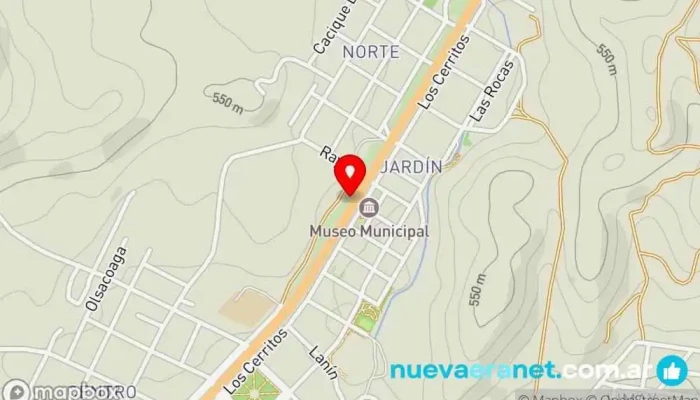mapa de CHURROS DEL AGUILA Panadería en Piedra del Aguila