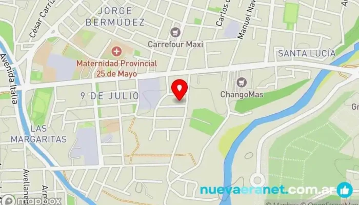 mapa de Cinco Reinas Panadería en San Fernando del Valle de Catamarca