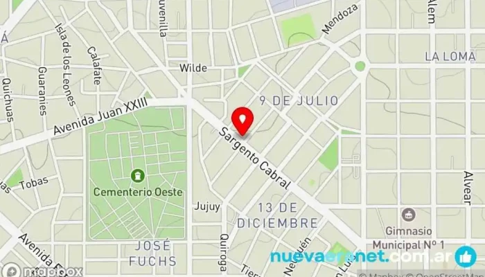 mapa de Cipriano Panadería Panadería en Comodoro Rivadavia