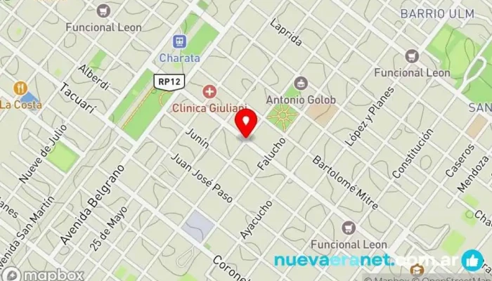 mapa de Ciro’s Panaderia Panadería en Charata