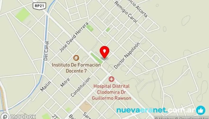 mapa de CLODOMIRA SOFTBOL CLUB Club deportivo en Santiago del Estero