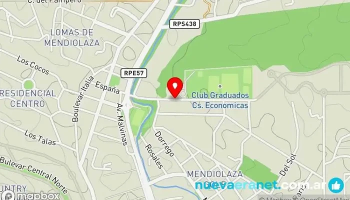 mapa de Club del Graduado en Ciencias Economicas Club social en Mendiolaza