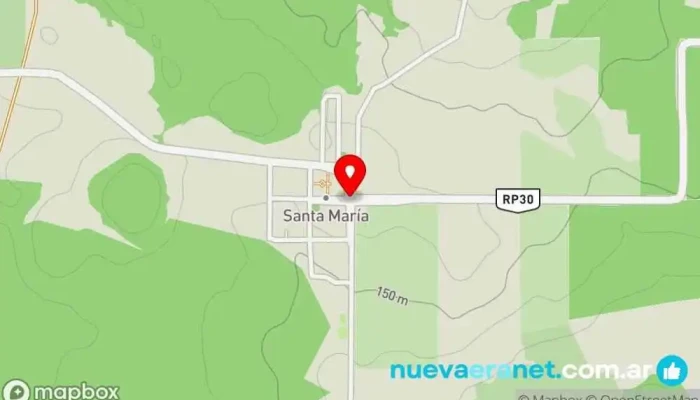 mapa de Col. Santa María  en Col. Santa María
