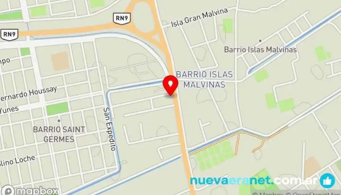 mapa de COMERCIAL BOGLIONE Ferretería en Santiago del Estero