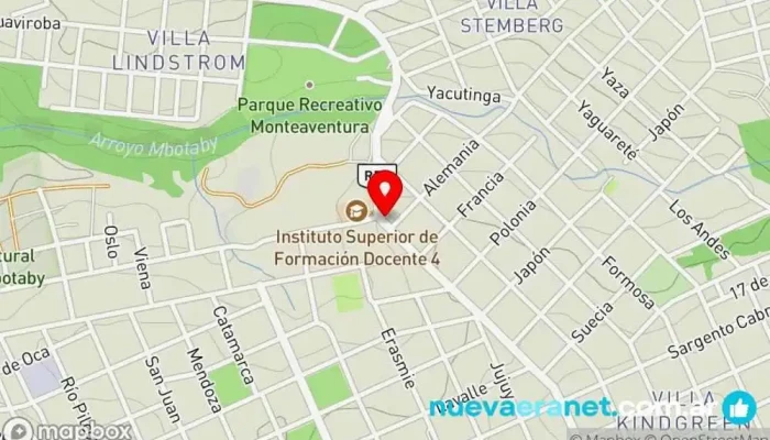 mapa de Comercial Mi Casita Supermercado en Oberá