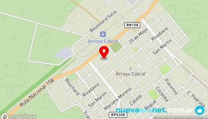 mapa de Como en Casa Almacén  en Arroyo Cabral