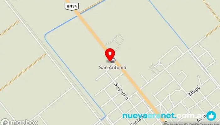 mapa de Complejo Alí Polideportivo en Col. Dora