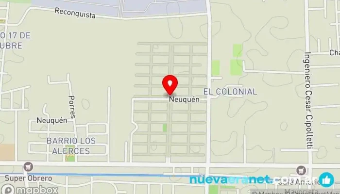 mapa de Complejo Las Lajas 2 Complejo de viviendas en Chimbas