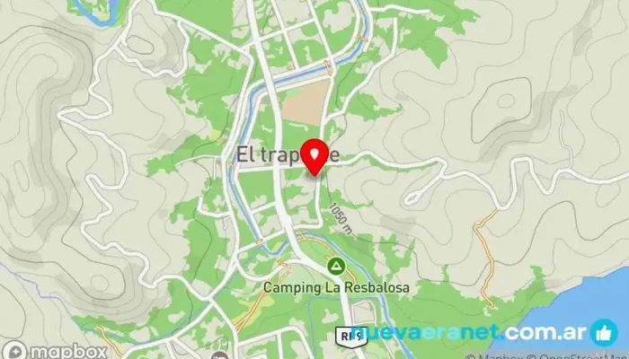 mapa de Complejo Las Piedras Hotel en Trapiche