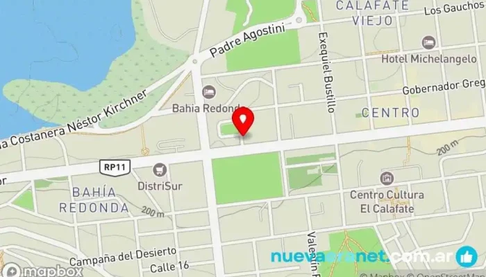 mapa de Condor Patagonia Aparts Bed & Breakfast en El Calafate