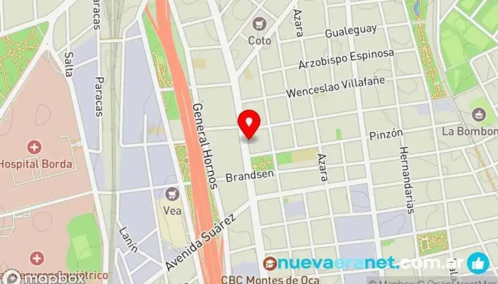 mapa de Confitería Isis Panadería en AAM
