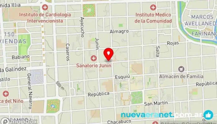 mapa de Confiteria y Panaderia Artesanal la Chacha Panadería en San Fernando del Valle de Catamarca