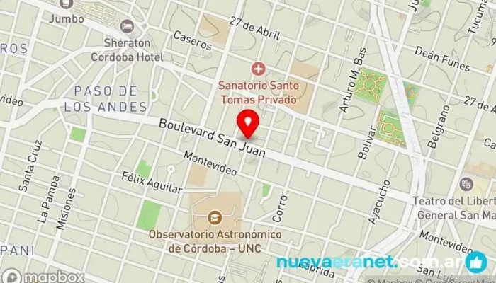 mapa de Cordoba Propiedades Agencia inmobiliaria en Córdoba