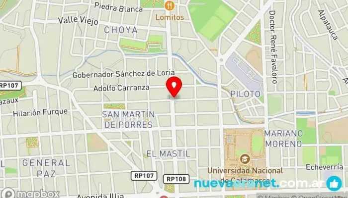 mapa de Cordova San Fernando Del Valle Casa de subastas en San Fernando del Valle de Catamarca