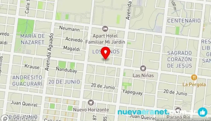 mapa de Coriandro Panadería en Posadas