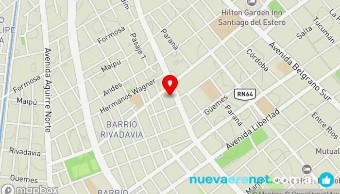 mapa de Corralón Casa Maino - Venta de Materiales para Construcción Proveedor de materiales de construcción, Empresa de hormigonado, Contratista, Ferretería en Santiago del Estero