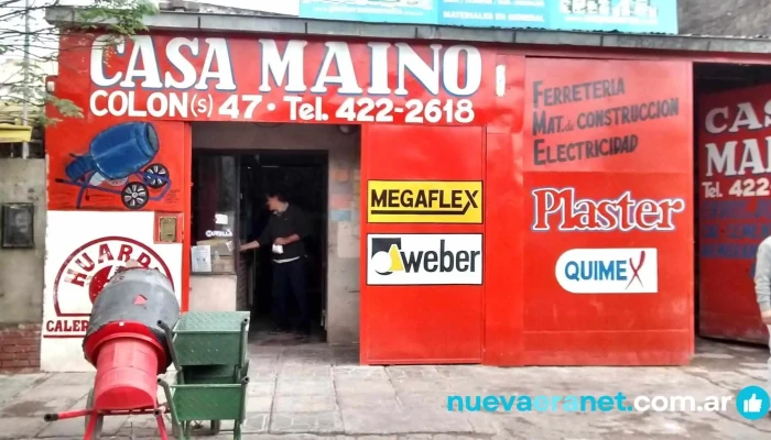 Corralon Casa Maino   Venta De Materiales Para Construccion Sitio Web - Santiago del Estero