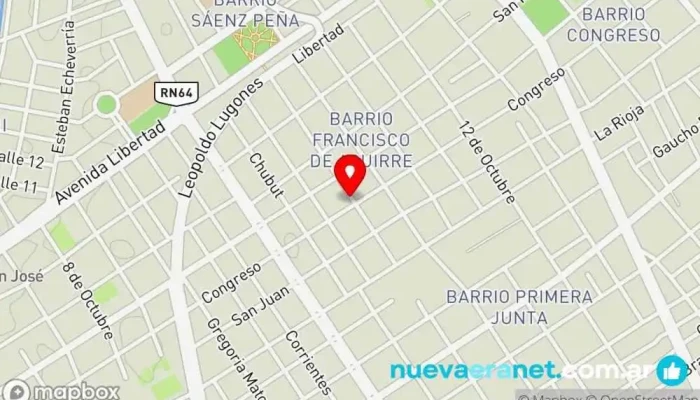 mapa de Corralon Juan Beccaria Tienda de materiales para la construcción en Santiago del Estero