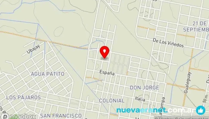 mapa de Cosas Ricas Jehová Jireh Pastelería en Concordia