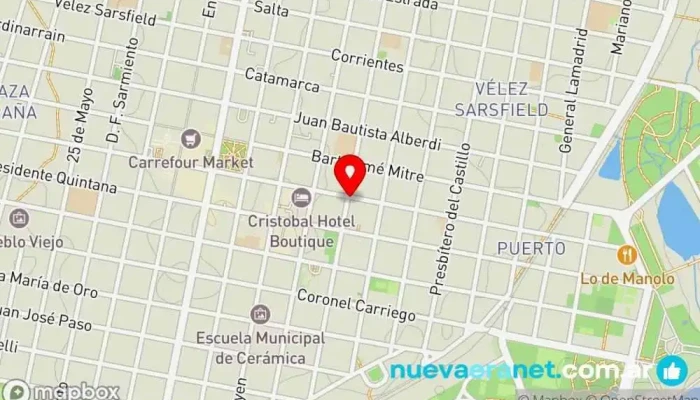 mapa de Cosas Ricas Panadería en Concordia
