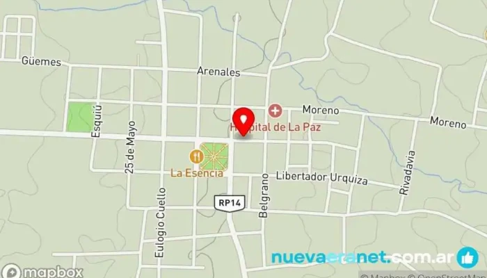 mapa de Cosas ricas Panadería en La Paz