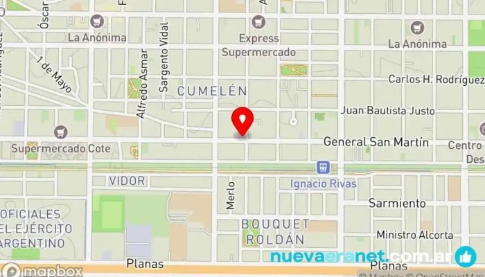 mapa de Cosas Ricas Panadería Panadería en Neuquén