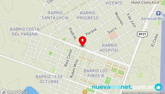mapa de Cositas Ricas Tienda de alimentación en Bella Vista