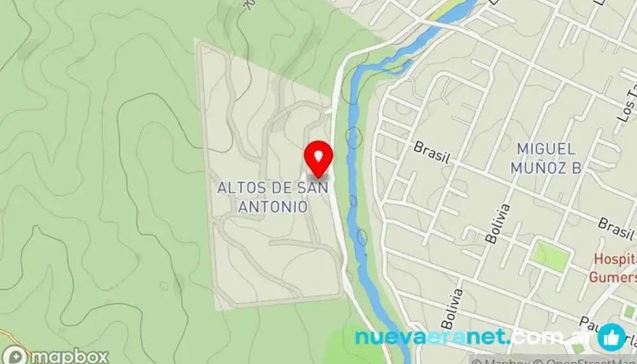 mapa de Country Altos de Carlos Paz Complejo de viviendas en Villa Carlos Paz