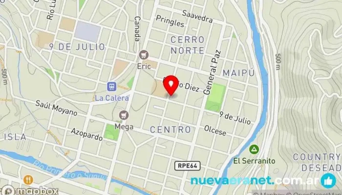 mapa de CR Casa Rivero Funeraria en La Calera