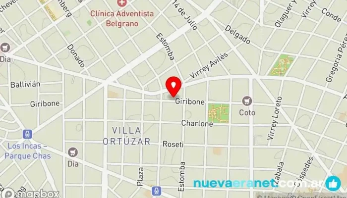 mapa de Craft Vegan Bakery Villa Ortuzar Panadería, Pastelería, Panadería mayorista en Cdad. Autónoma de Buenos Aires