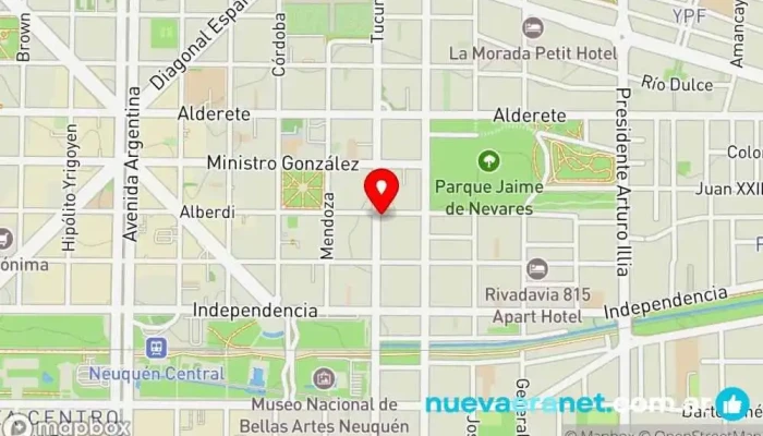 mapa de CRISOL Panadería, Cafetería en Neuquén