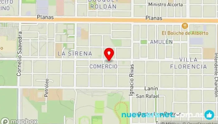 mapa de CRISOL PANADERÍA Panadería en Neuquén