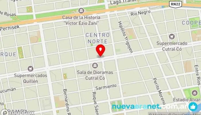 mapa de Crocantes Panadería en Cutral Co