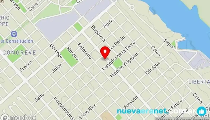 mapa de Crucks medialunas premium Panadería en Villa Constitución
