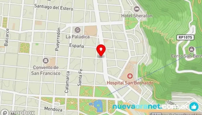 mapa de Cuestión de Gusto - Panaderia y Algo Mas ... Panadería, Tienda de alimentación en Salta