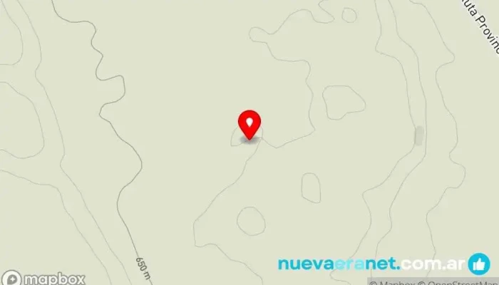 mapa de Cushamen  en Chubut