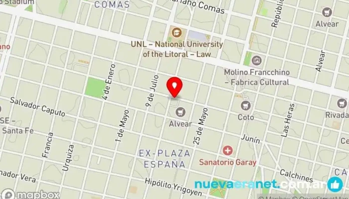mapa de Dai Sladky - Pastelería y Casa de té Pastelería, Cafetería, Tienda de postres, Tienda de té en Santa Fe de la Vera Cruz