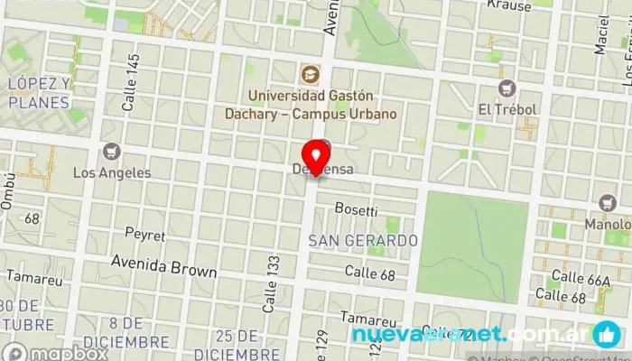 mapa de Dakota Panadería en Posadas