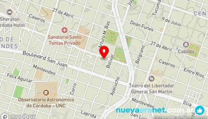 mapa de De la Fuente Subastas Casa de subastas en Córdoba
