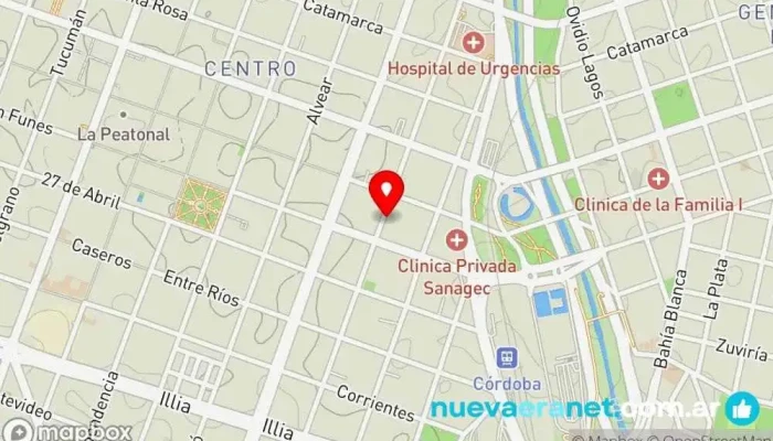 mapa de Del Pilar® – Pan & Cosas Ricas | Cosas Ricas S.A. Panadería en Córdoba