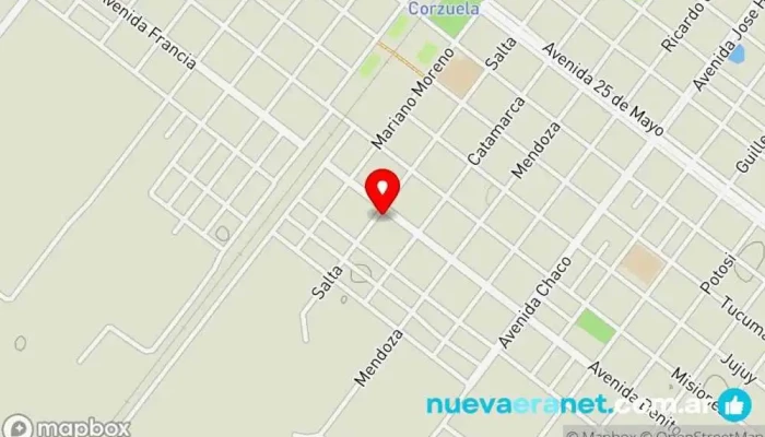 mapa de Deleite Sabores Panadería en Corzuela
