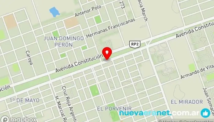 mapa de Delfina panaderia & confiteria Panadería en Formosa