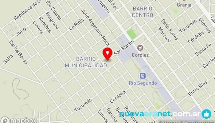 mapa de Delicias - Panificación Libre de Gluten Panadería mayorista en Río Segundo