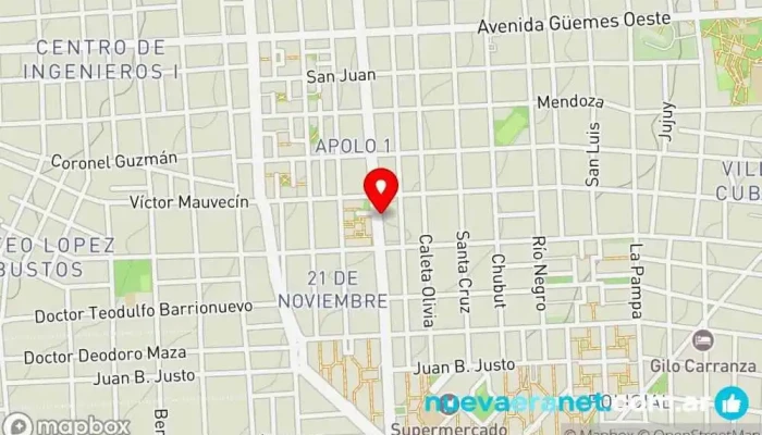 mapa de Delicias De Mary Panadería en San Fernando del Valle de Catamarca