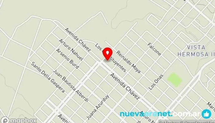 mapa de Delicias Nawi Panadería en Centenario
