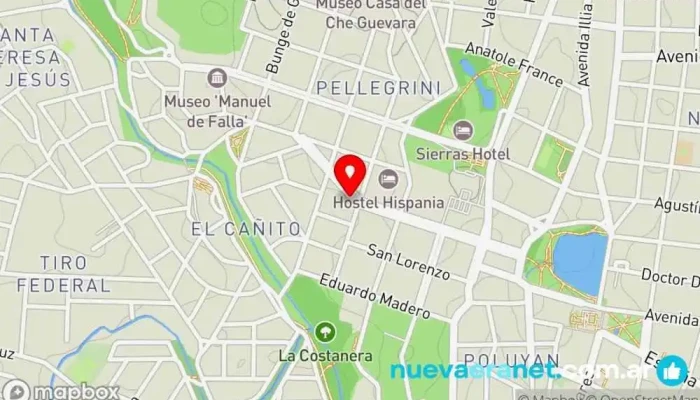 mapa de Delirios Mas Sabores Tienda de alimentación en Alta Gracia