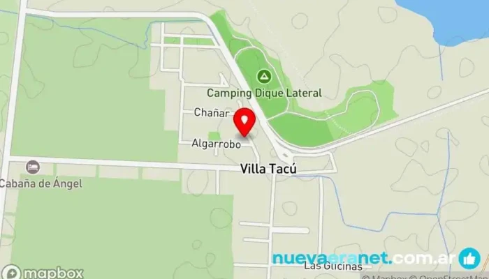 mapa de DESARROLLOS DEL OESTE Agencia de alquiler de alojamientos para vacaciones en Zonda